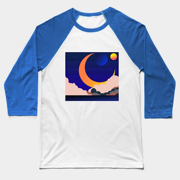 PLANET X Baseball T-Shirt by onora